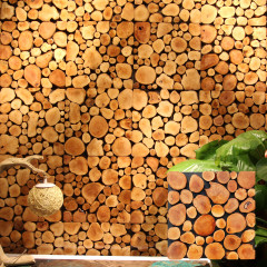Lychee Wood | 3D Solid Wood Mosaic Feature Wall