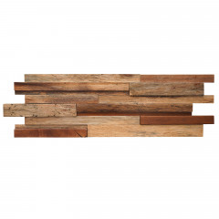 3D Solid Wood Mosaic Accent Wall