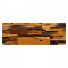 Ship Wood | Wide Strip Flat Joint 3D Mosaic Accent Wall Panel